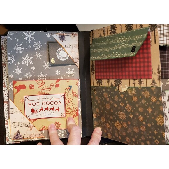 Hand Made Winter Themed Junk Journal *Includes 10 pc NEW JEWELRY* Women Girls - Picture 7 of 16